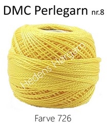 DMC Perlegarn nr. 8 farve 726